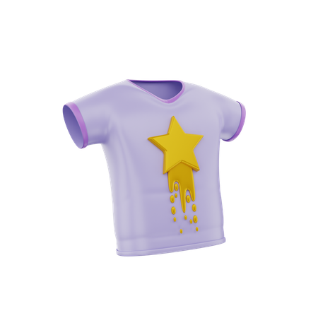 Camisa estrela  3D Icon