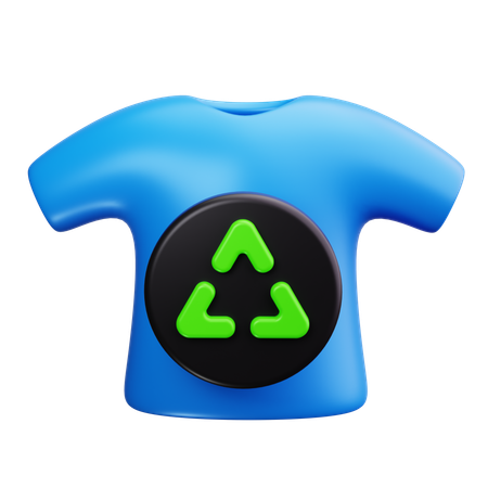 Camisa de reciclagem  3D Icon