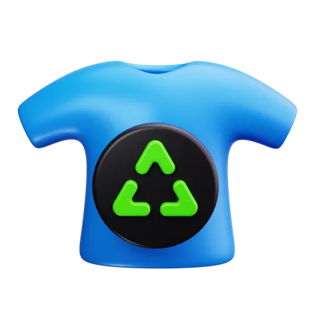 Camisa de reciclagem  3D Icon