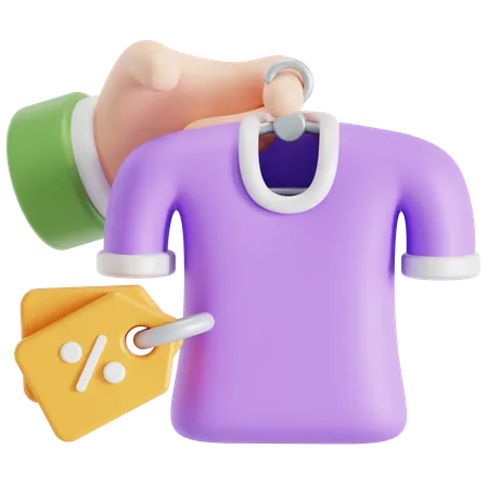 Camisa de loja  3D Icon