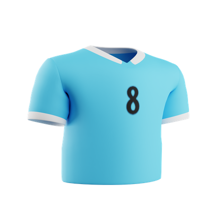 Camisa Uruguai  3D Icon