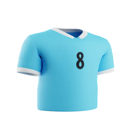 Camisa Uruguai  3D Icon