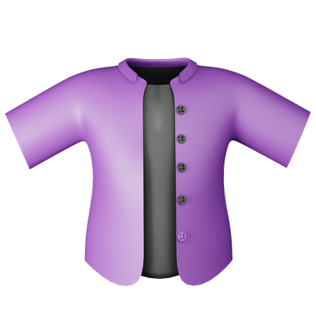 Camisa de verão  3D Icon