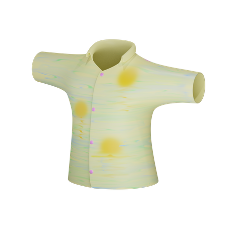 Camisa de verão  3D Illustration