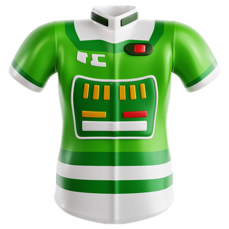 Camisa verde  3D Icon