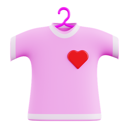 Camiseta amor  3D Icon