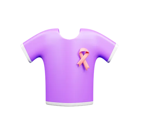 Camiseta del cáncer  3D Icon