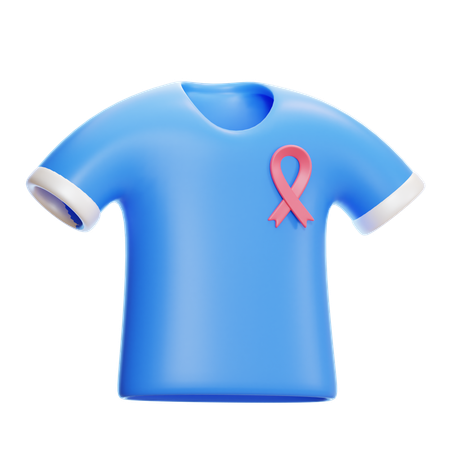 Camiseta del cáncer  3D Icon