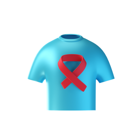 Camiseta de conscientização sobre o câncer  3D Icon