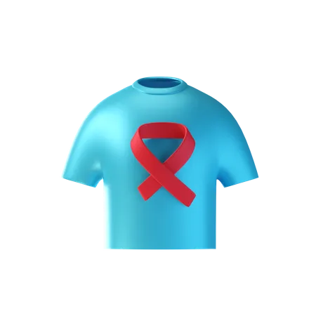 Camiseta de conscientização sobre o câncer  3D Icon