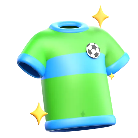 Camiseta de fútbol  3D Icon