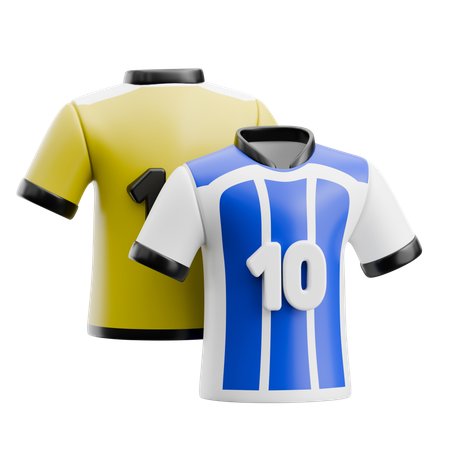 Camiseta de fútbol  3D Icon