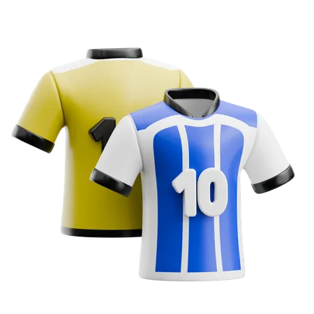 Camiseta de fútbol  3D Icon