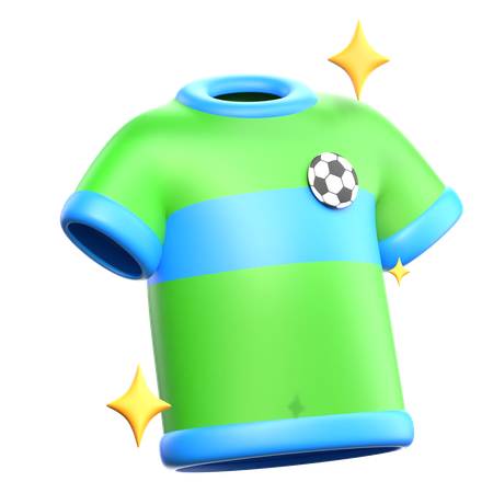 Camiseta de fútbol  3D Icon
