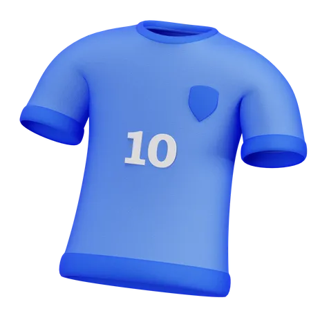 Ilustracion De Camiseta De Futbol 3 D 3D Icon