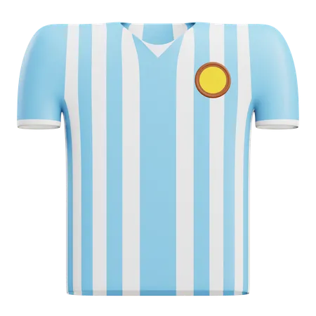 Ilustracion De Camiseta De Futbol De Render 3 D Con Fondo Transparente 3D Icon