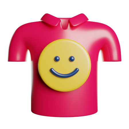 Camisa feliz  3D Icon