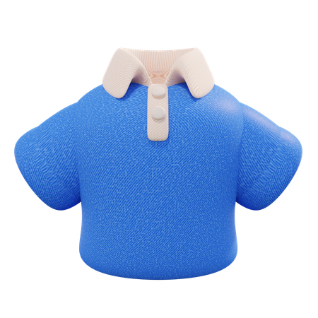 Camiseta polo  3D Icon