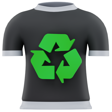 Reciclar camisa  3D Icon