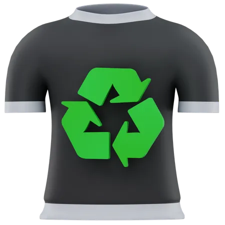 Reciclar camisa  3D Icon