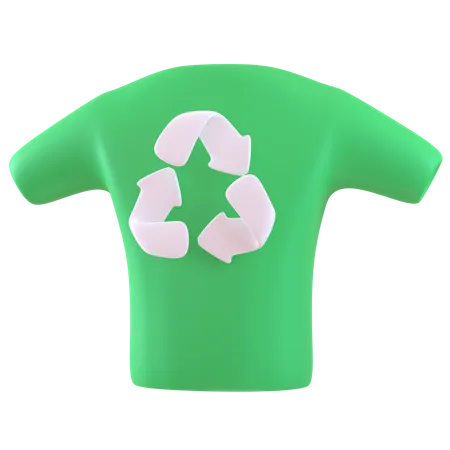 Reciclar camiseta  3D Icon