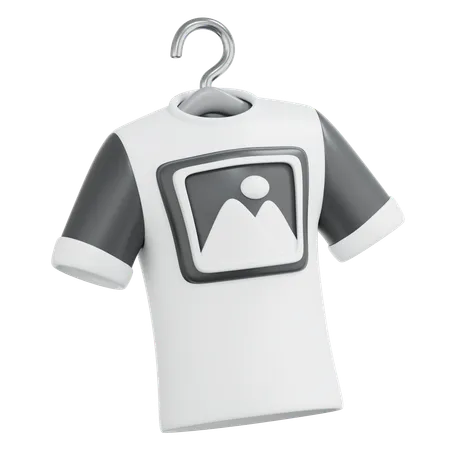 Camiseta sablon  3D Icon