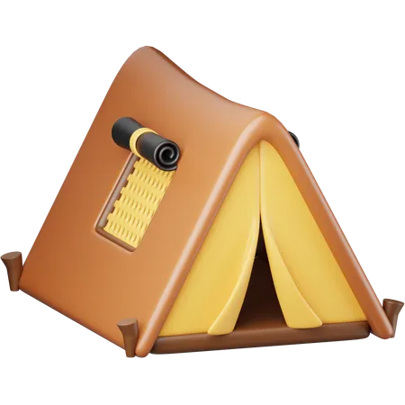 Camp  3D Icon