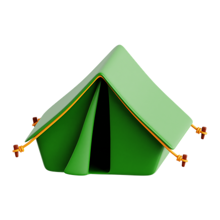 Camp  3D Icon