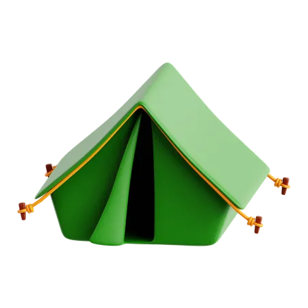 Camp  3D Icon