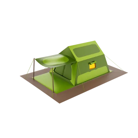 Camp  3D Icon