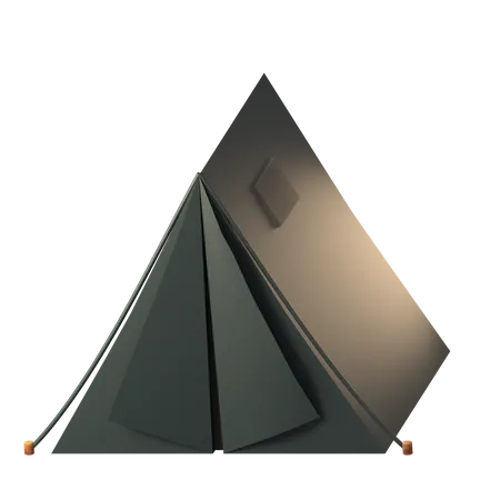 Camp  3D Icon