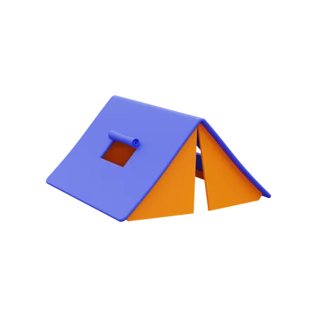 Camp  3D Icon