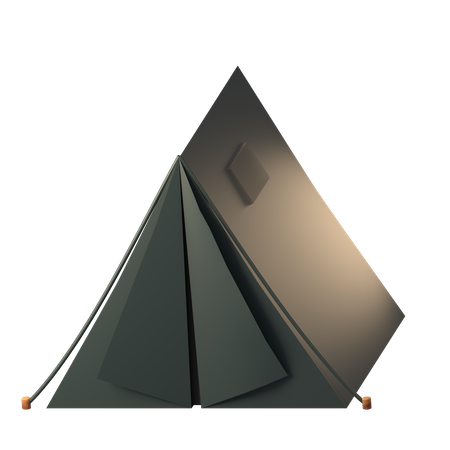 Camp  3D Icon
