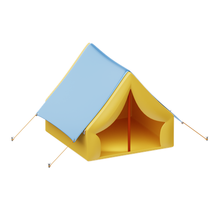 Camp  3D Icon