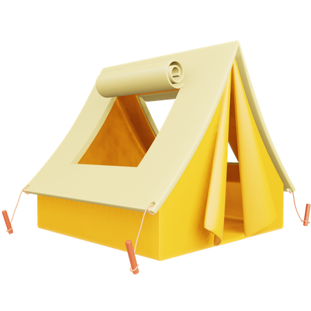 Camp  3D Icon