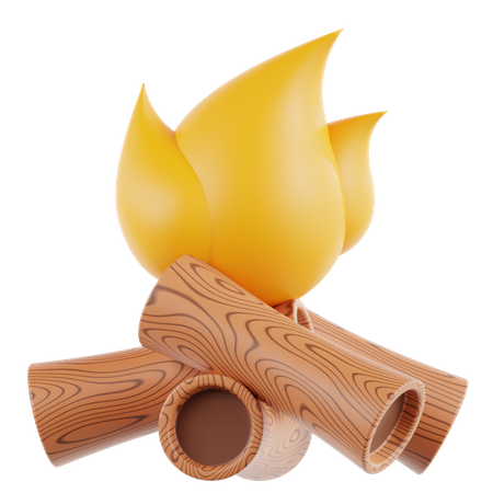 Camp Fire 3D Icon