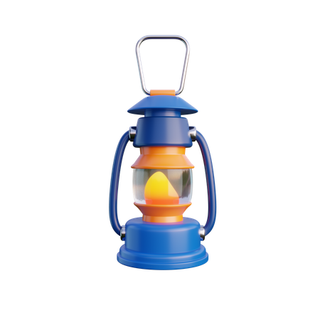 Camp lamp  3D Icon