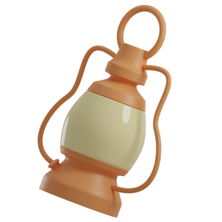 Lanterne de camp  3D Illustration