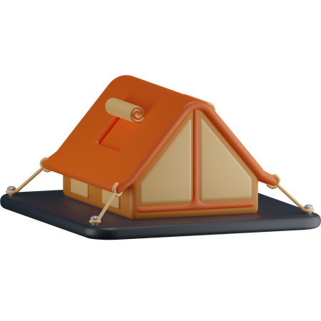 Camp Tent  3D Icon