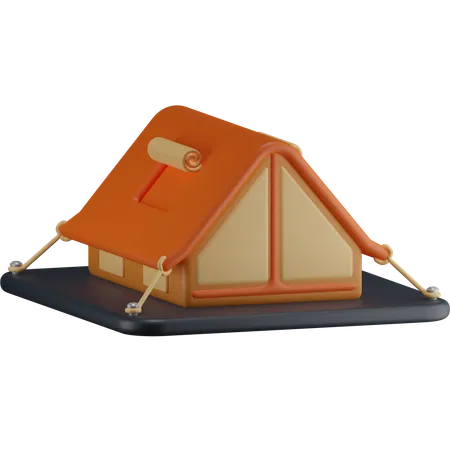 Camp Tent  3D Icon