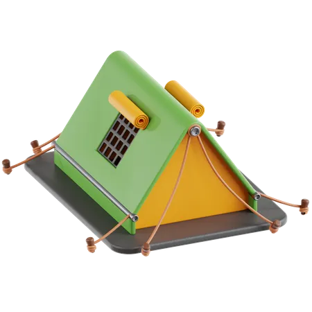 Camp Tent 3D Icon