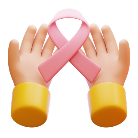 Campagne contre le cancer  3D Icon