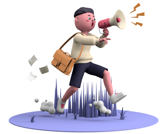 Campagne de marketing  3D Icon