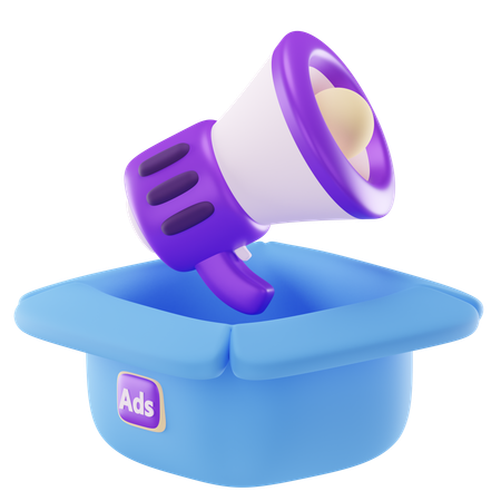 Campaign  3D Icon