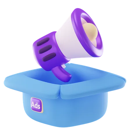 Campaign  3D Icon