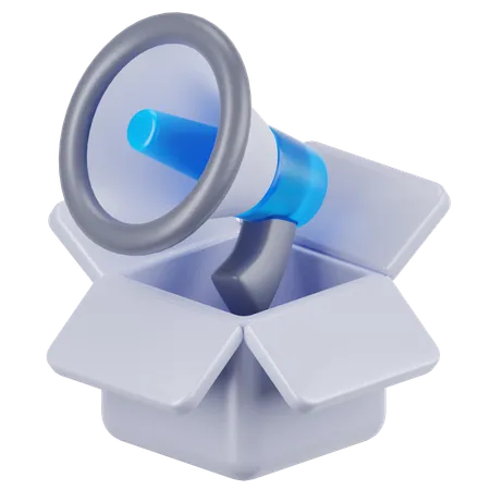 Campaign  3D Icon