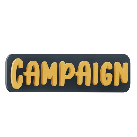 Campaign  3D Icon