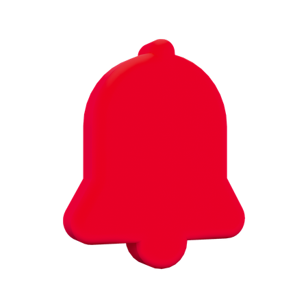 Sino de notificação  3D Icon