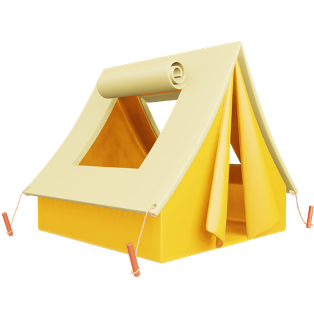 Acampar  3D Icon