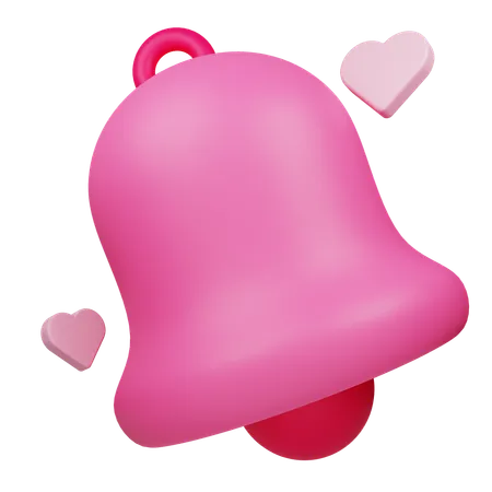 Campana de amor  3D Icon